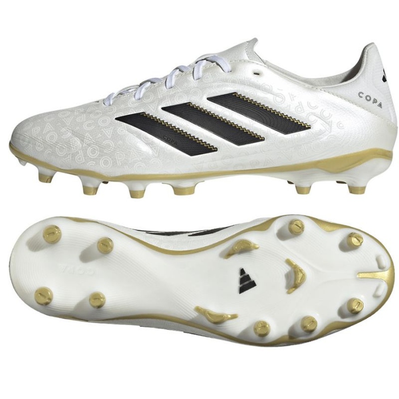 Adidas Copa Pure III League FG/MG JH6296 Zapatos de fútbol blanco