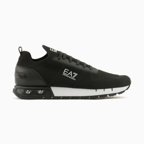 EA7 Emporio Armani Legacy Knit Sneakers X8X171-XK373-N181 negro