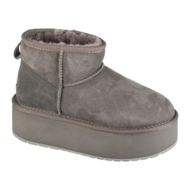 EMU Australia Stinger Micro Flatform W13082-Char gris EMU Australia Stinger Micro Flatform W13082-Char gris