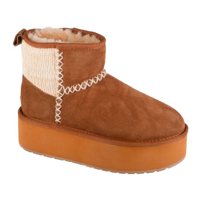 EMU Australia Stinger Knit Flatform W13143-Ches marrón