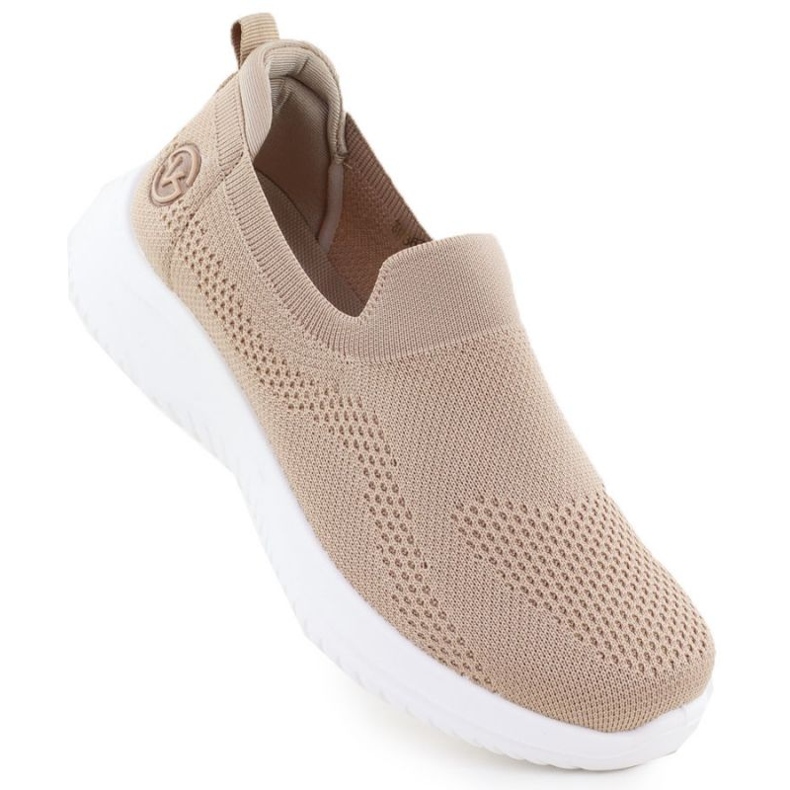 Zapatos deportivos femeninos Vinceza 17367 beige