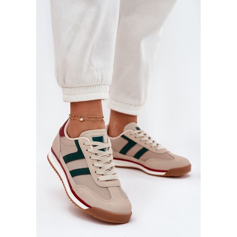 Zapatillas de deporte de mujer baja beige Zapatillas de deporte de mujer baja beige