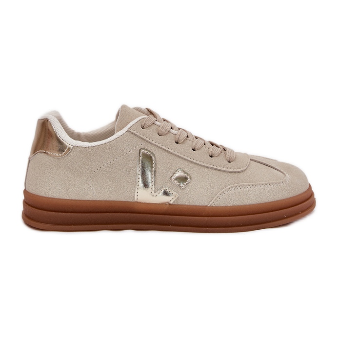 Zapatillas de deporte femenino Eco ante beige