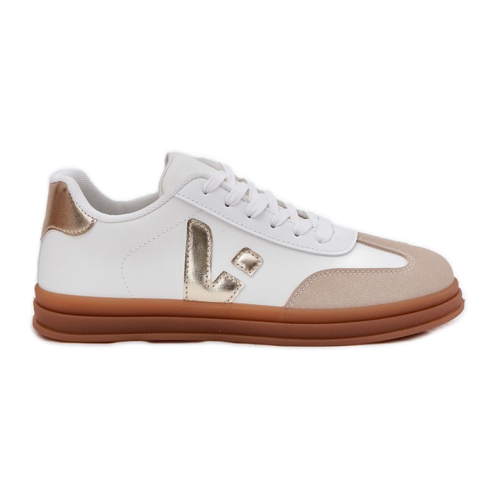 Zapatillas de cuero blanco
