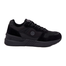 EVento Zapatillas deportivas para hombres en la plataforma negra negro