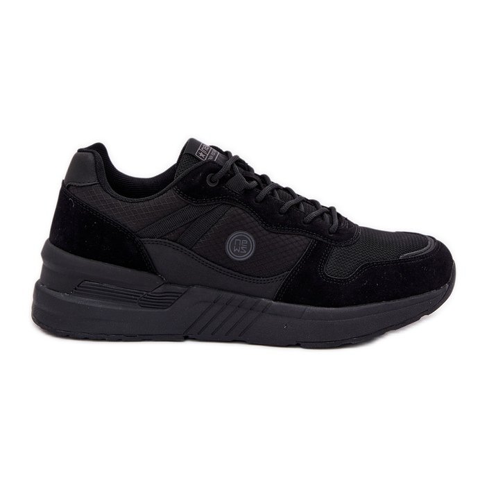 EVento Zapatillas deportivas para hombres en la plataforma negra negro