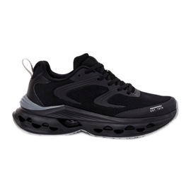 Zapatos deportivos masculinos en el Big Star RR174022 Hi-Polish Platform Black System negro