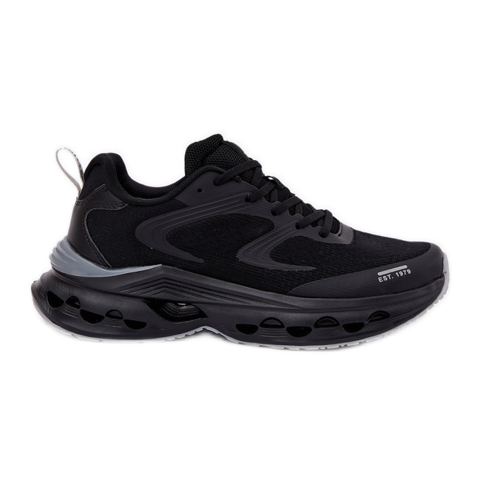 Zapatos deportivos masculinos en el Big Star RR174022 Hi-Polish Platform Black System negro