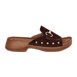 Zapatillas de ante mujeres inblu tf0002k marrón