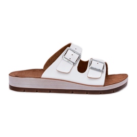 Flip Flip Flip Whip con hebilla inblu CP000042 White blanco
