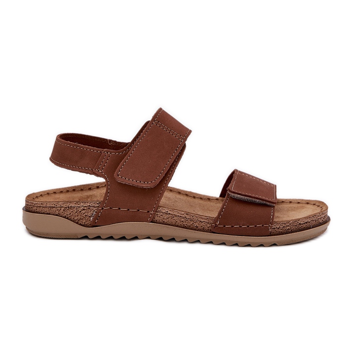 Inblu Sandalias de cuero para mujeres en Camel aa0001ki marrón Inblu Sandalias de cuero para mujeres en Camel aa0001ki marrón