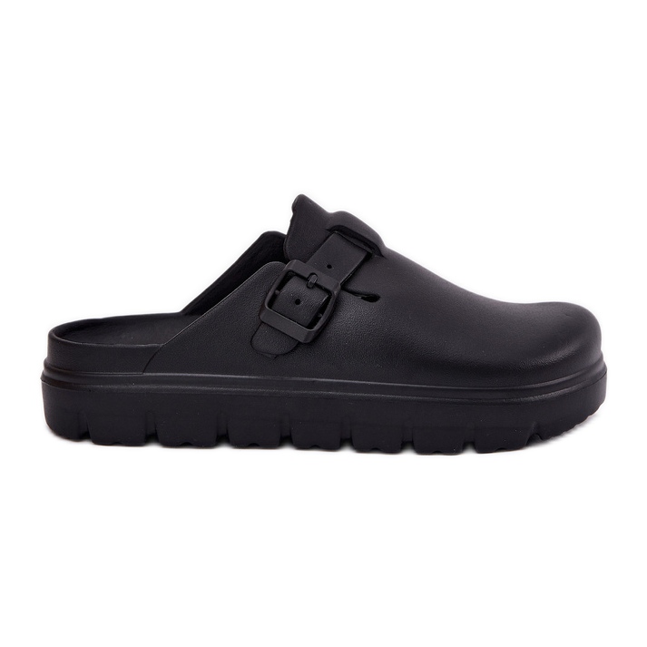 EVento Flip de espuma para mujeres chanclas con cinturón y abrazadera negra negro EVento Flip de espuma para mujeres chanclas con cinturón y abrazadera negra negro