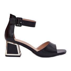 EVento Sandalias De Mujer Con Tacón Alto Negro