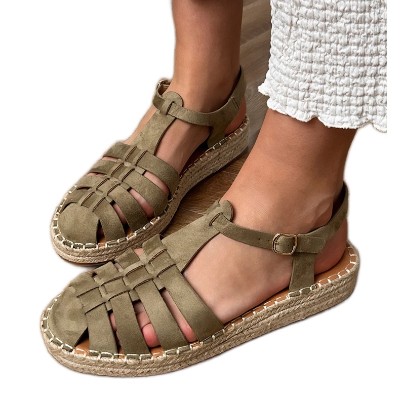 Sandalias verdes Apartrilles Gladiador de Ekozamszu