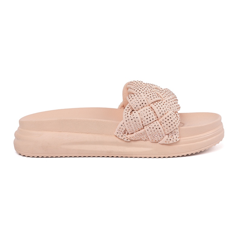 Seastar Chanclas rosadas con cristales rosado