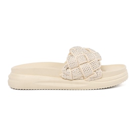 Seastar Flip beige ligeros con cristales
