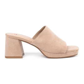 Seastar Tacones altos de las mujeres beige