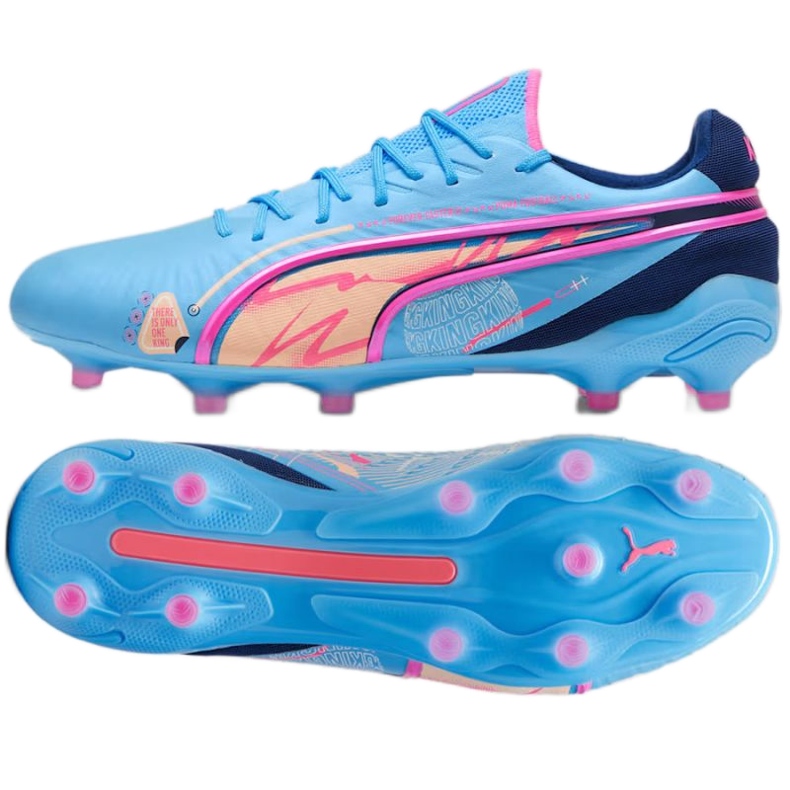 Puma King Ultimate Vol. UP FG/AG 108069-01 Zapatos de fútbol azul