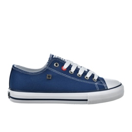Zapatillas de deporte femenino Big Star nn274653 Zapatos azul marino