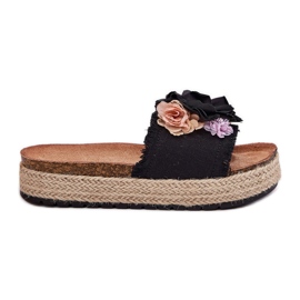 Flip Flip Flip Flip Platform con trenza negra con trenza negra negro