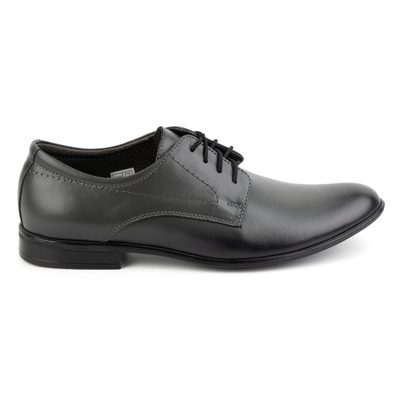 Olivier Zapatos para hombres cuero formal 292l gris