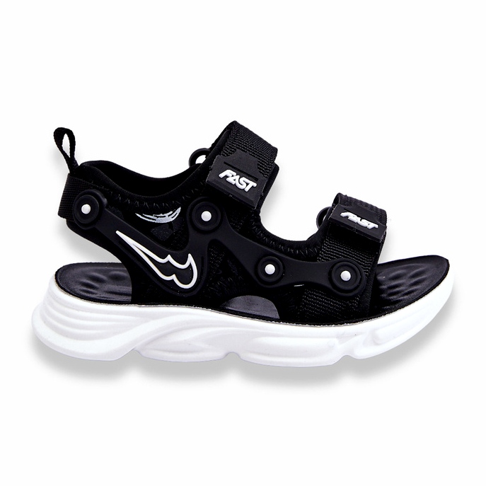 Tobias Niño Sandalias Velcro Blanco Y Negro Tobias Niño Sandalias Velcro Blanco Y Negro