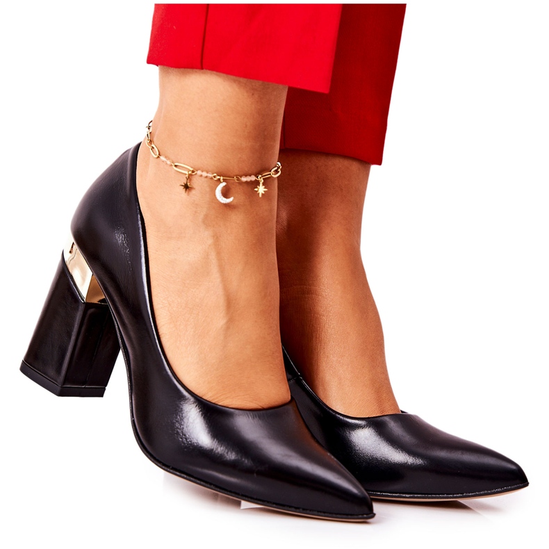 Lewski Shoes Zapatos De Salón De Piel Lewski 3117 Negro