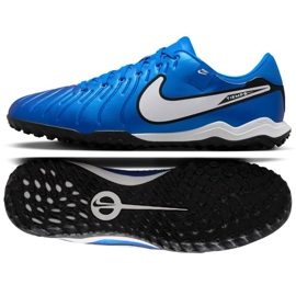 Nike TIempo Legend 10 Academy TF DV4342-400 Zapatos de fútbol azul