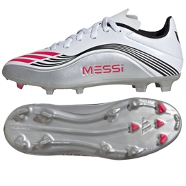 Adidas F50 Messi League FG/MG JP7454 Zapatos de fútbol blanco