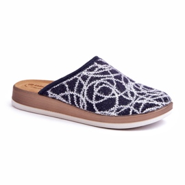 Pantuflas Mujer Brillantes Inblu CT000028 Azul Marino