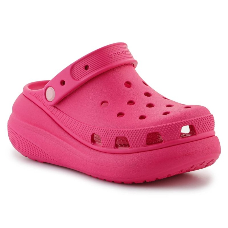 Crocs Classic Crush Clog 207521-6zq Flip-Flops rosado Crocs Classic Crush Clog 207521-6zq Flip-Flops rosado