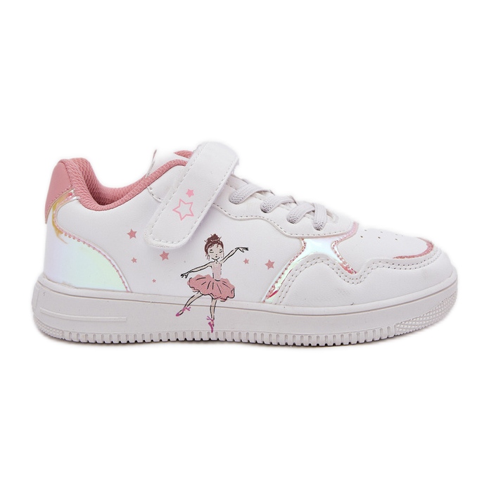 EVento Zapatos deportivos para niñas, bailarina blanca blanco