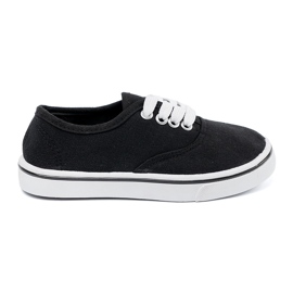 Zapatillas clásicas para niños negros