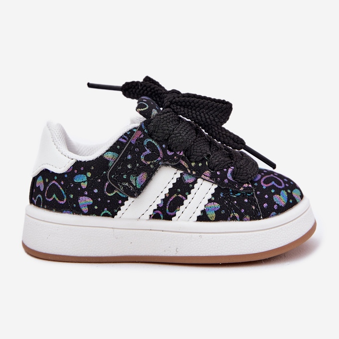 Zapatillas de deporte zapatos deportivos con corazones negros