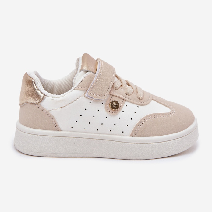 Zapatillas de deporte zapatillas de zapatillas en velcro beige
