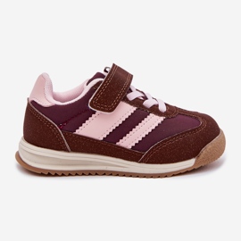 Zapatillas deportivas de zapatillas para velcro para velcro marrón