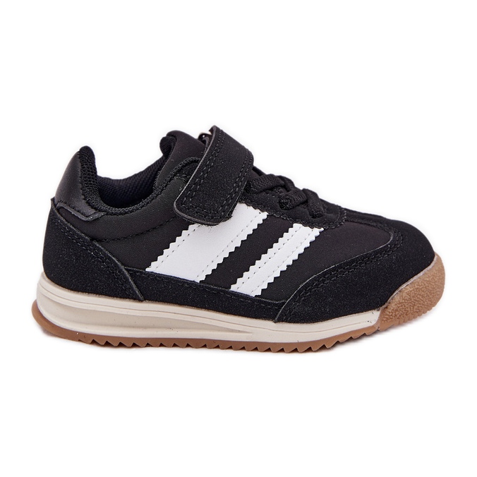 Zapatos deportivos negros de velcro