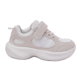 Zapatillas de deporte zapatos deportivos con velcro blanco