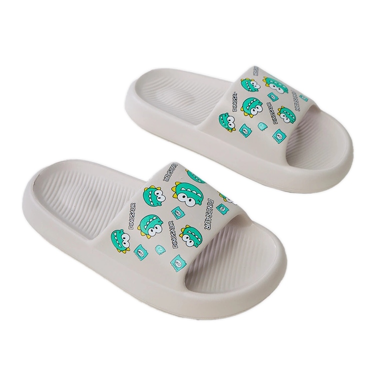 Chanclas grises para niños con impresión