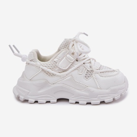 Zapatillas deportivas de zapatillas para niños blancos