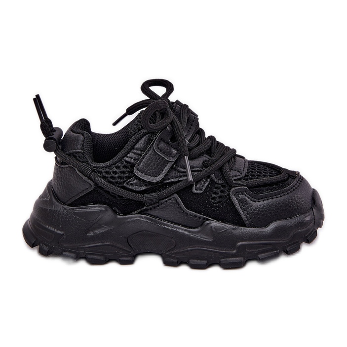 Zapatillas deportivas de zapatillas negras para niños negro Zapatillas deportivas de zapatillas negras para niños negro