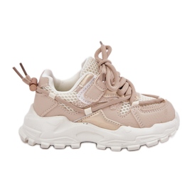 Zapatillas deportivas de zapatillas beige para niños