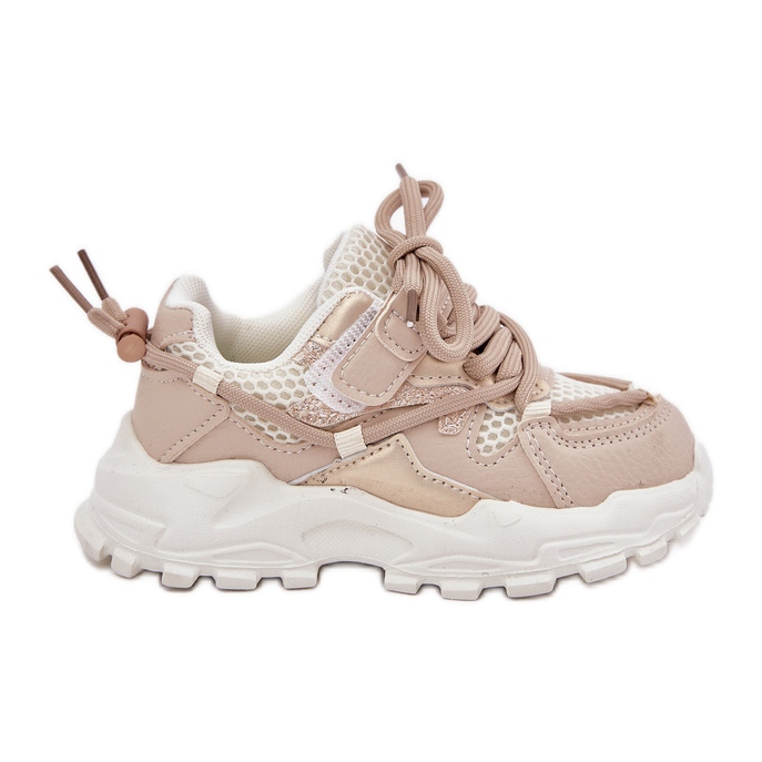 Zapatillas deportivas de zapatillas beige para niños