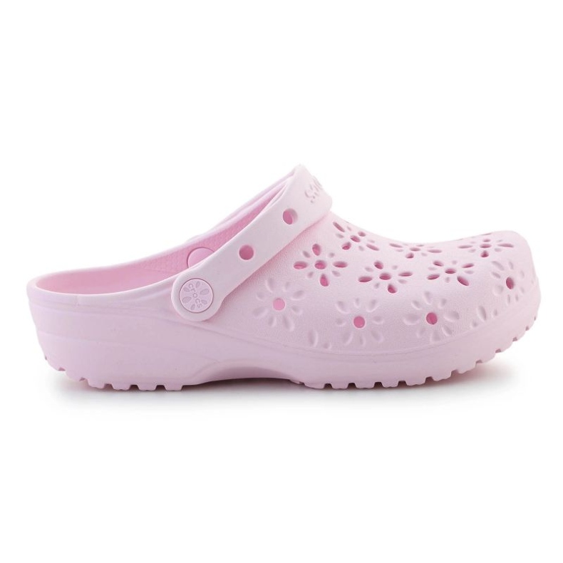 Crocs Classic Floral Cut Out Clog 210927-6W rosado Crocs Classic Floral Cut Out Clog 210927-6W rosado