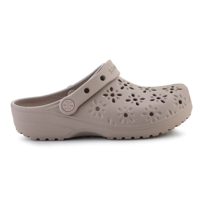 Crocs Classic Floral Out Clog 210927-214 Flip-Flops beige