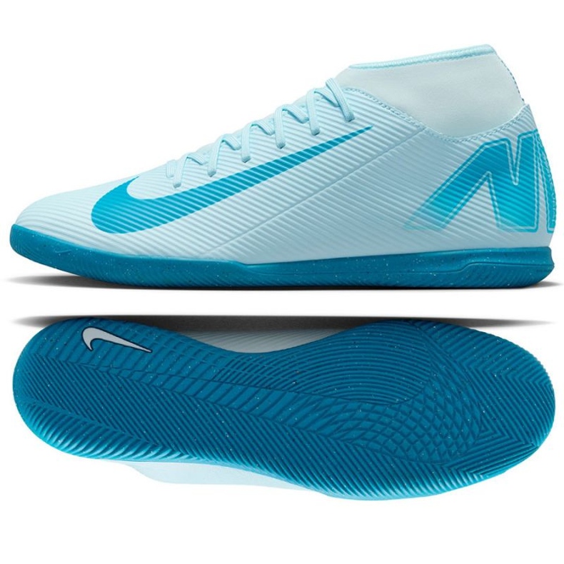 Nike Mercurial Superfly 10 Club IC FQ8315-400 Zapatos de fútbol azul