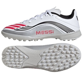 ADIDAS F50 Messi League JP7456 Zapatos de fútbol blanco