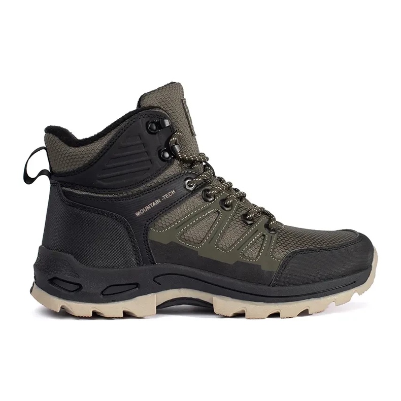 Vico Zapatos de trekking para hombres de color negro verde
