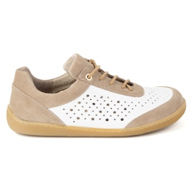 Olivier Barefoot mujeres zapatillas minimalistas 1769pol blanco perforado