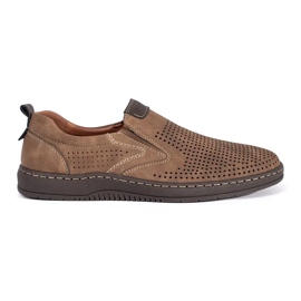 Mocasines de puesta de trabajo de Brown Men's marrón Mocasines de puesta de trabajo de Brown Men's marrón